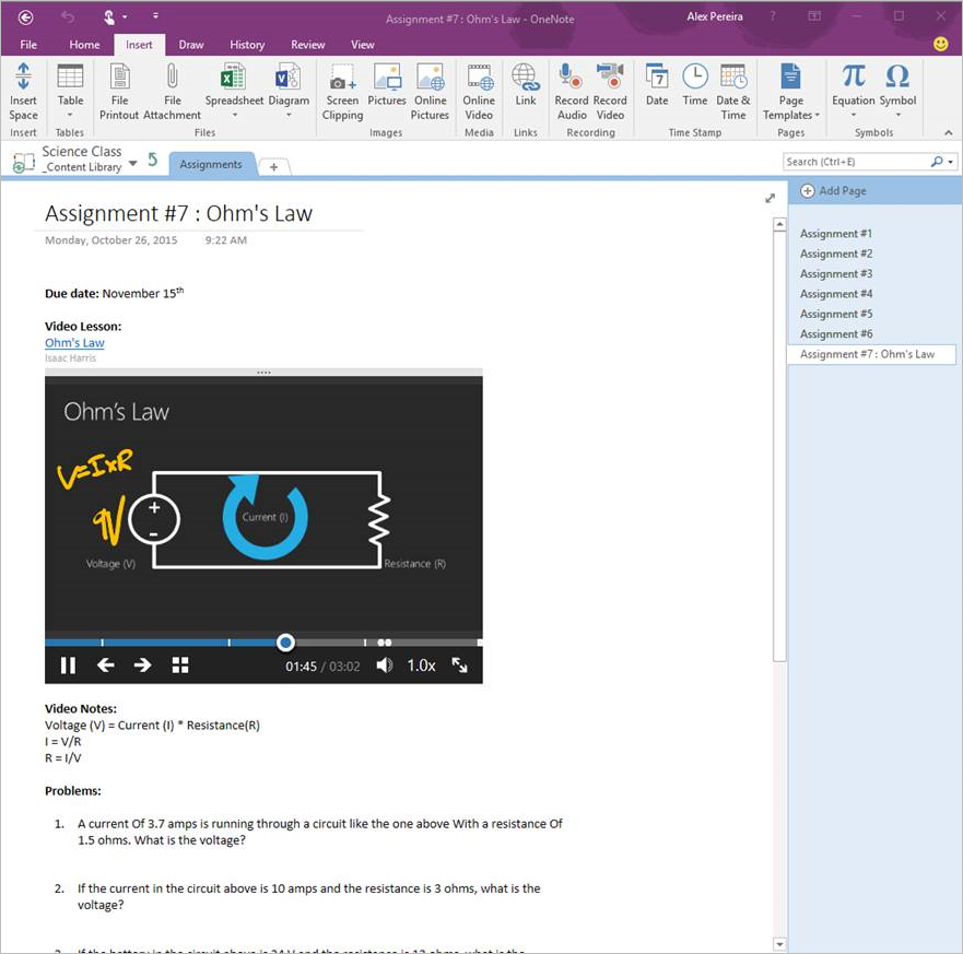 import a powerpoint into onenote for mac?